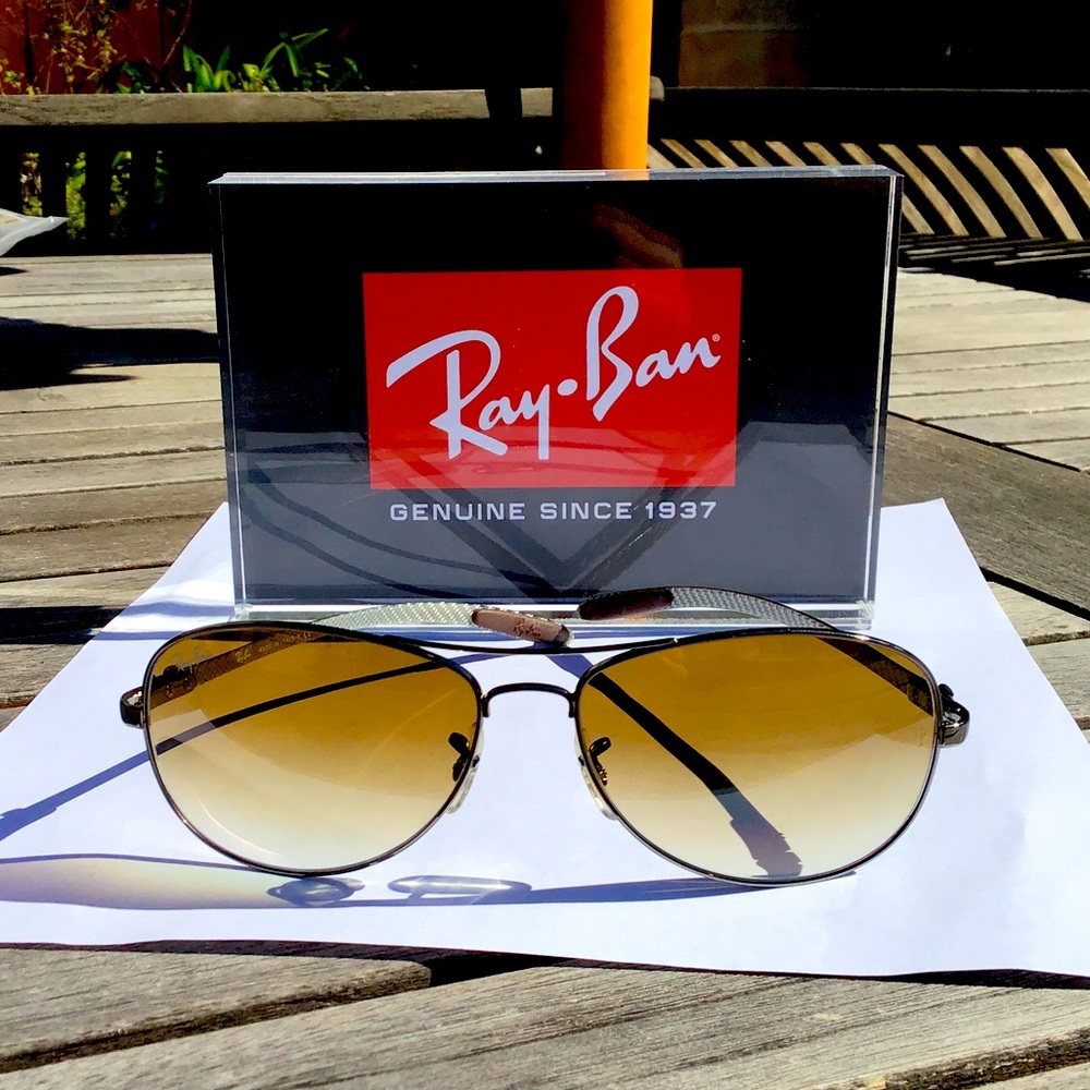 Authentic RayBan Carbon Fiber Sunglasses RB8301